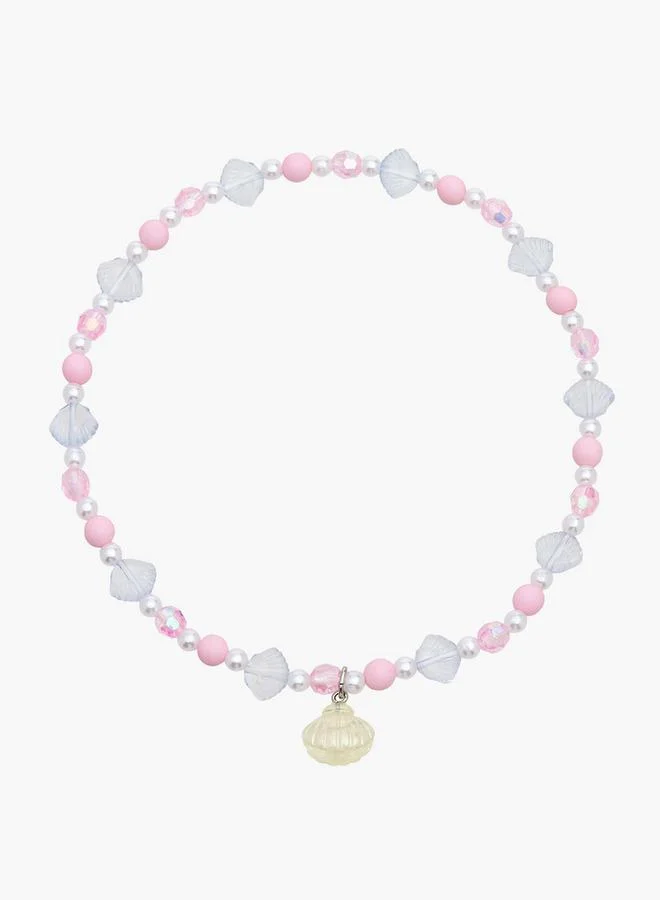 Flora Bella By Shoexpress Seashell Embellished Necklace And Earrings Set